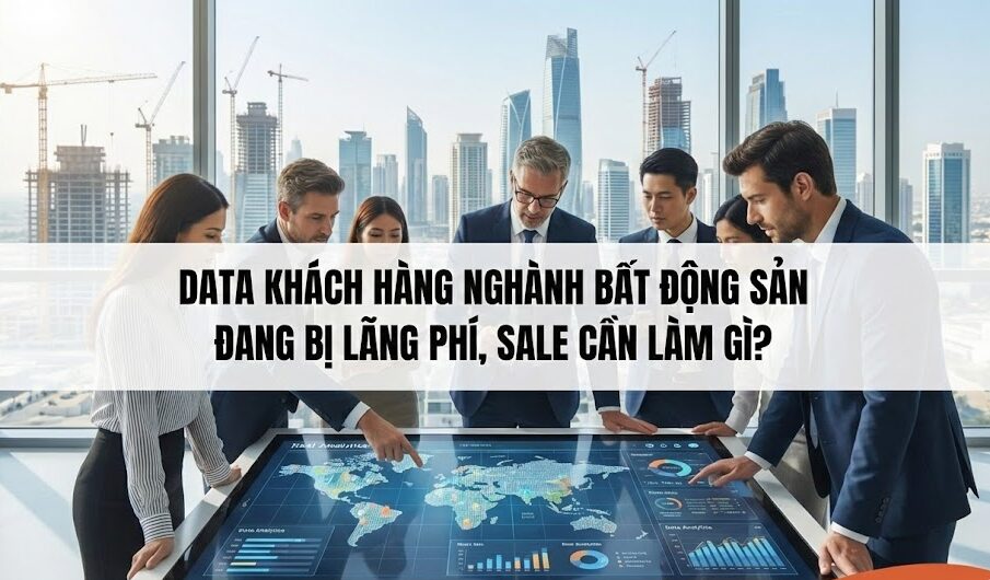 Data khách hàng nghành bất động sản đang bị lãng phí, sale cần làm gì?