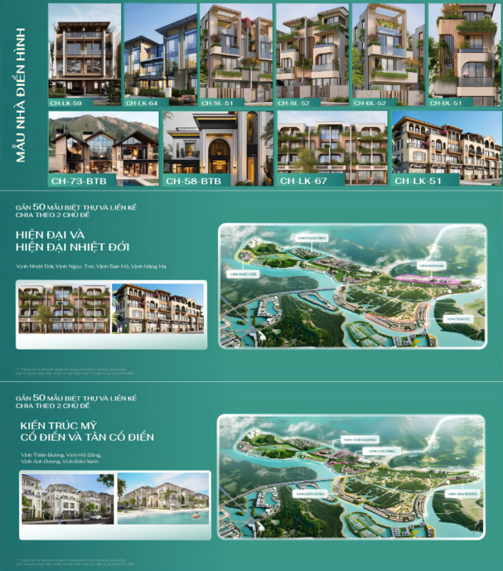 Mẫu nhà điển hình - Vinhomes Hạ Long Xanh
