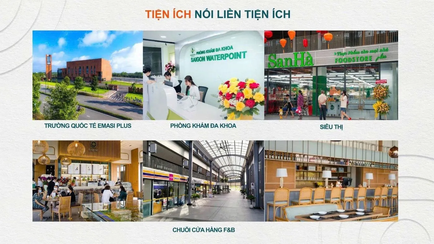 Tổ hợp tiện ích nổi bật tại Waterpoint