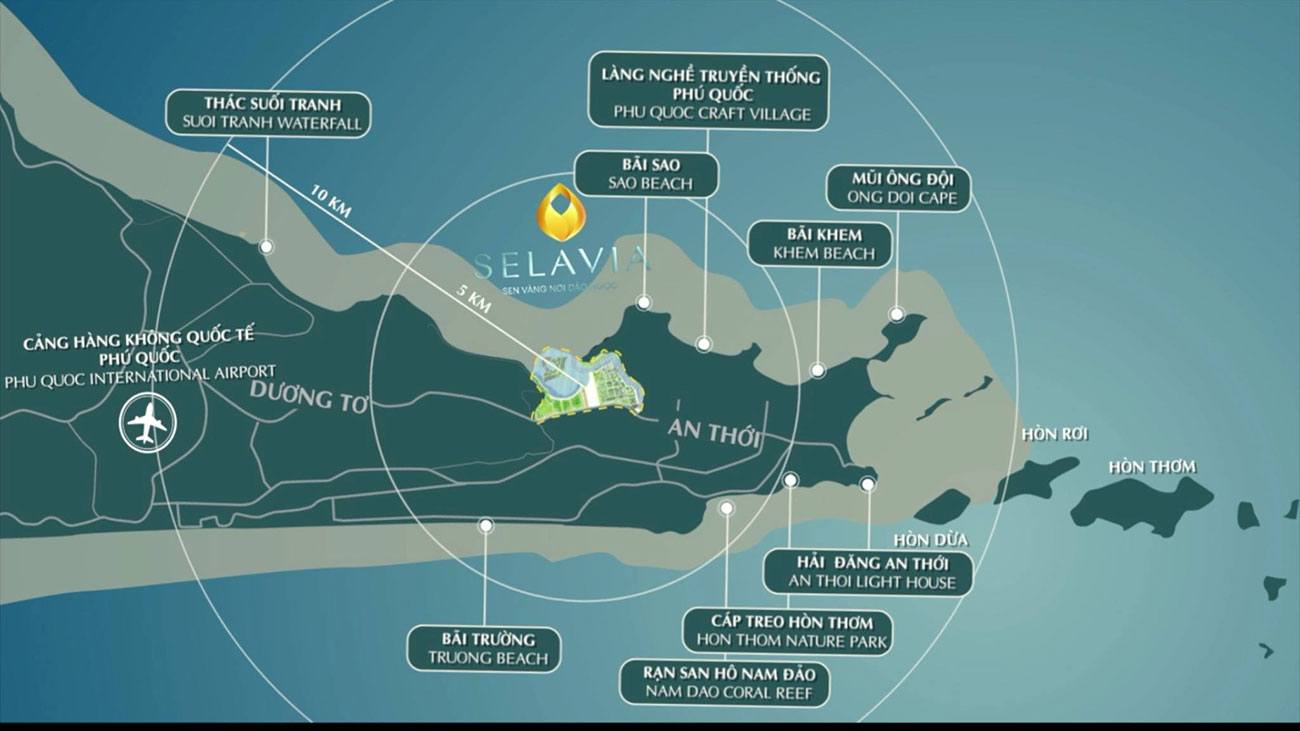 Vị Trí Selavia Phú Quốc Phát Triển Bởi Chủ Đầu Tư TTC Land