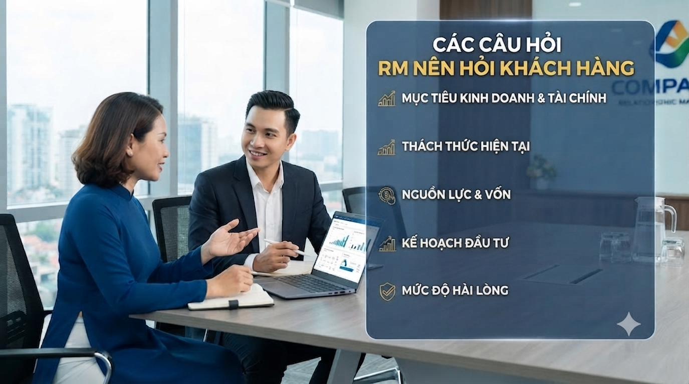 các câu hỏi RM nên hỏi khách hàng