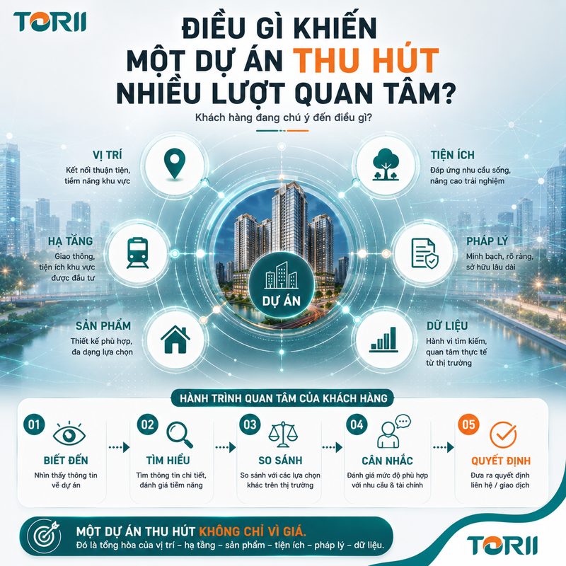 Điều gì khiến một dự án thu hút nhiều lượt quan tâm?